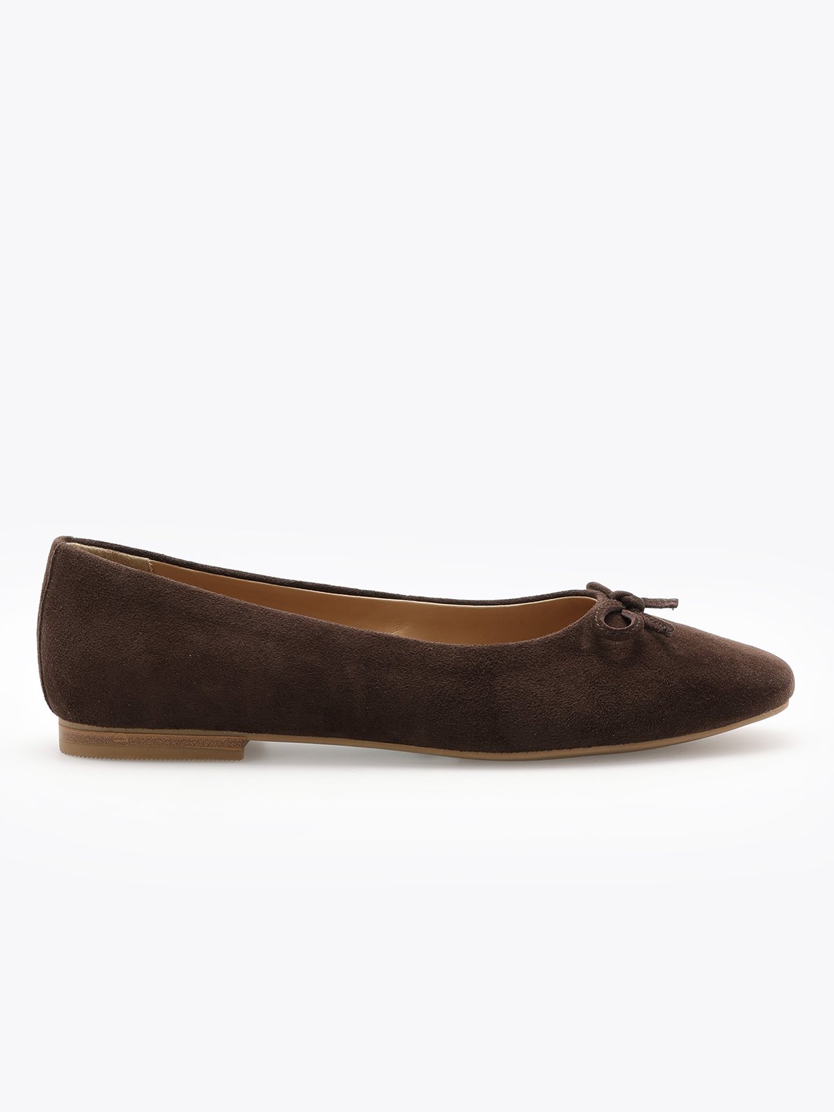 Roberto Rosso Trieste Ballerina Leather Dark Brown