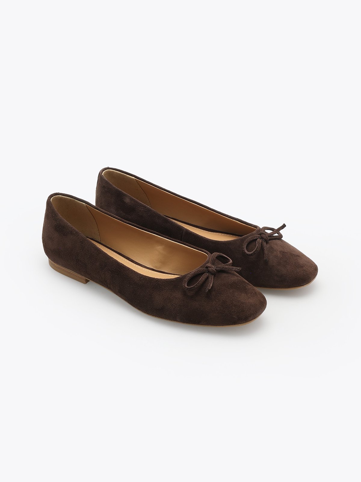 Roberto Rosso Trieste Ballerina Leather Dark Brown