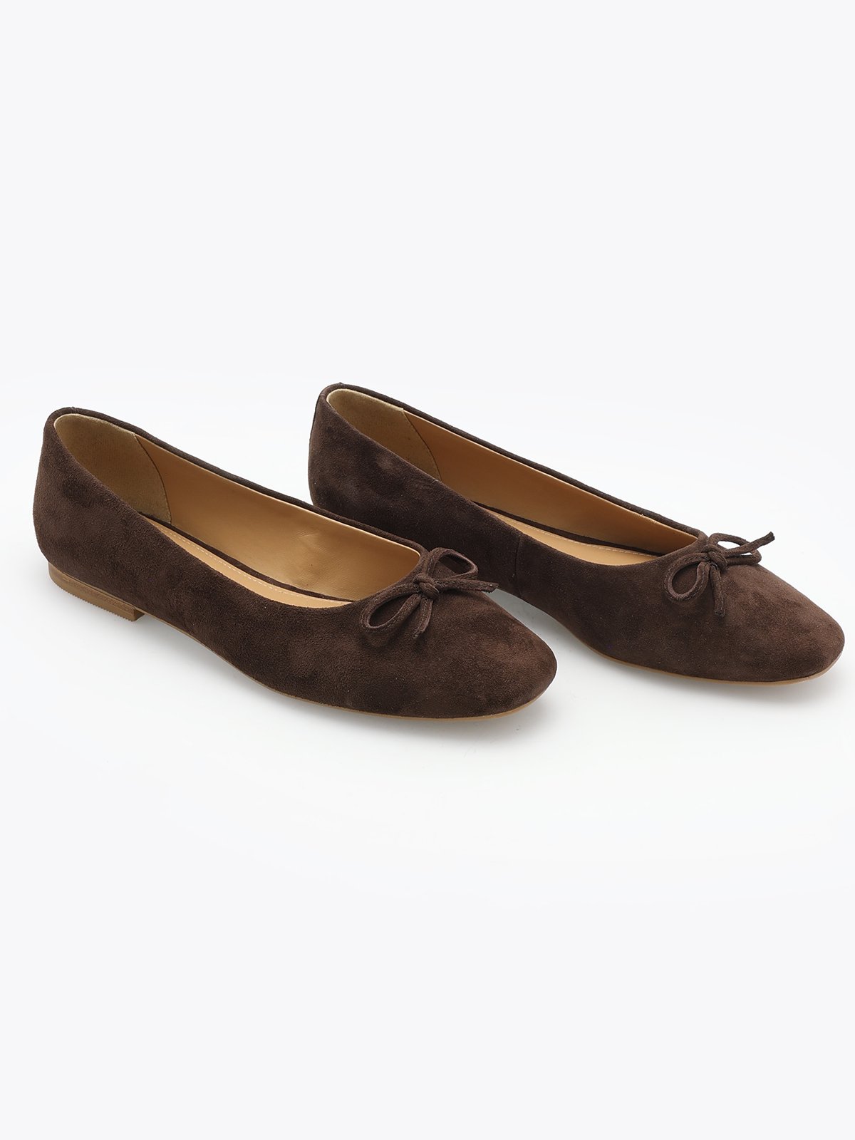 Roberto Rosso Trieste Ballerina Leather Dark Brown