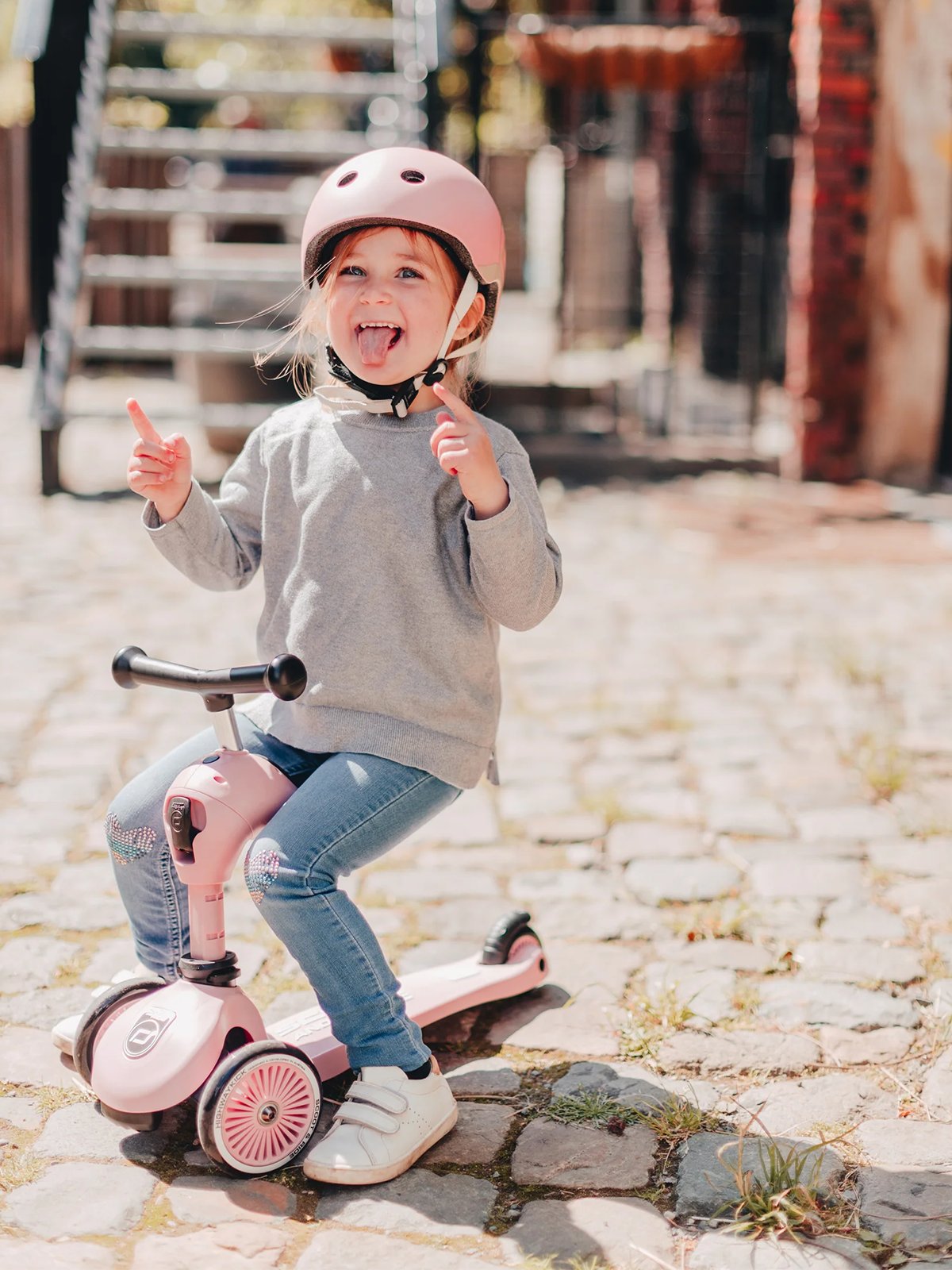 Scoot - Ride Sparkesykkel Highwaykick 1 Rose