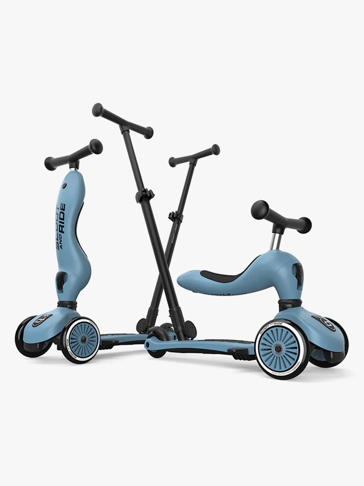 Scoot - Ride Sparkesykkel Highwaykick 1 Push & Go Steel
