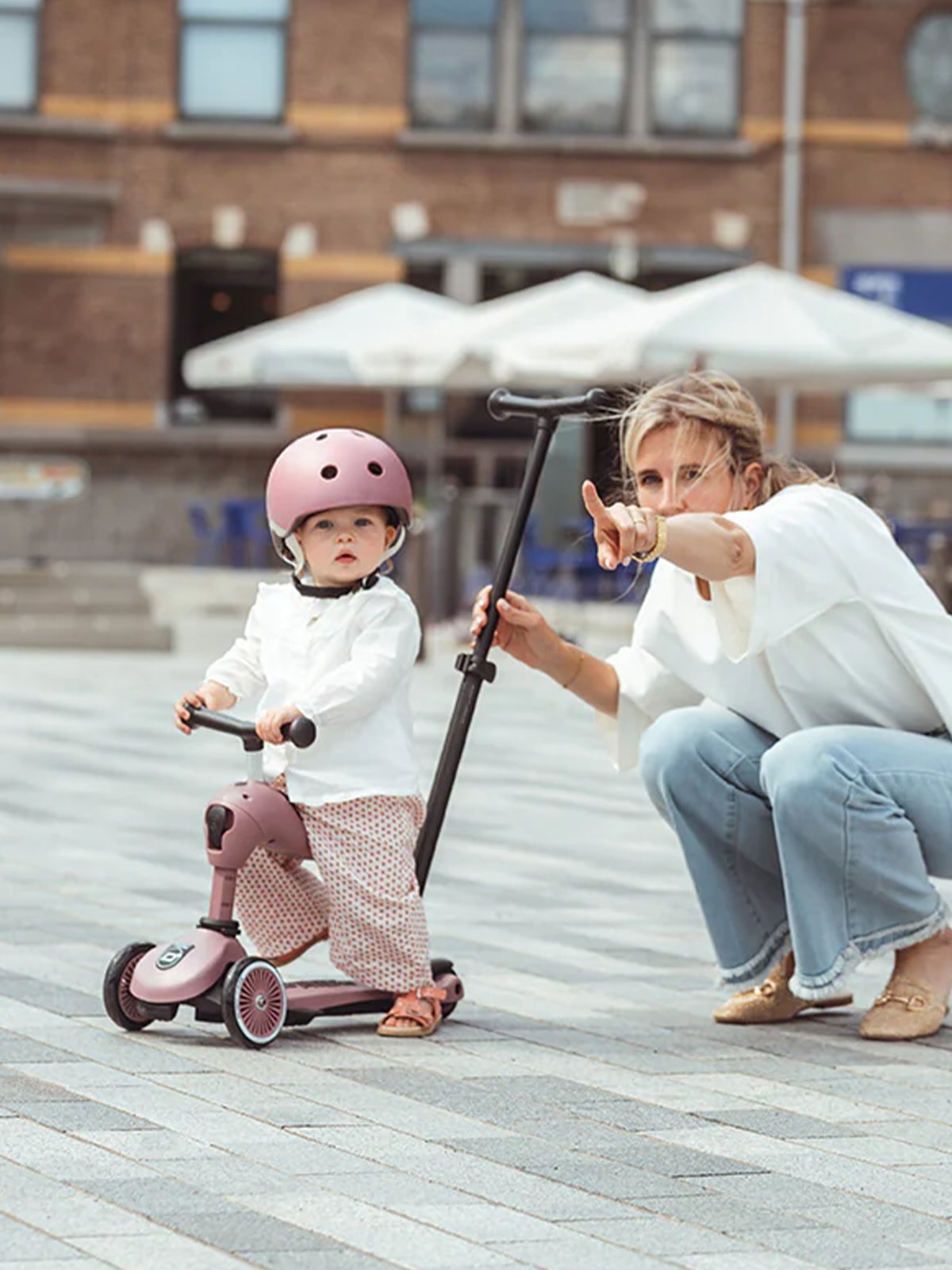 Scoot - Ride Sparkesykkel Highwaykick 1 Push & Go Wildberry