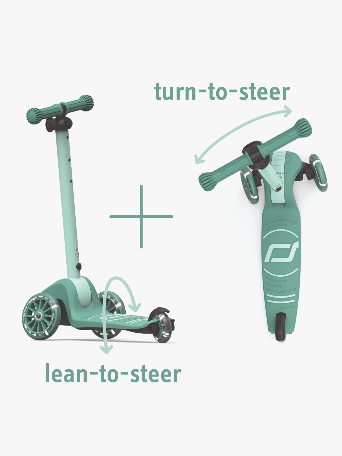 Scoot - Ride Sparkesykkel Highwaykick 3S Forest