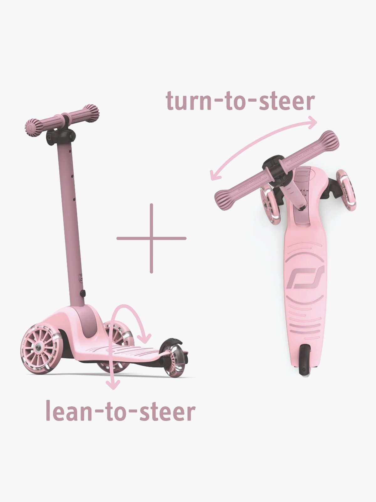 Scoot - Ride Sparkesykkel Highwaykick 3S Rose