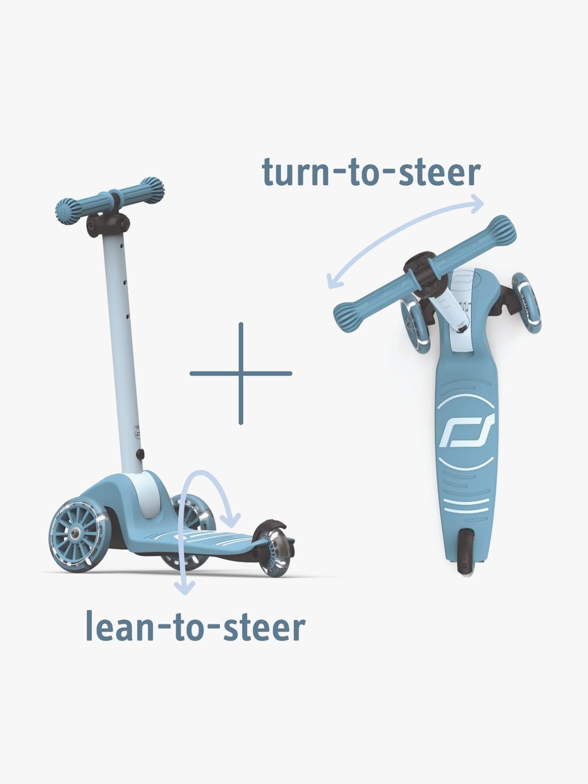 Scoot - Ride Sparkesykkel Highwaykick 3S Steel