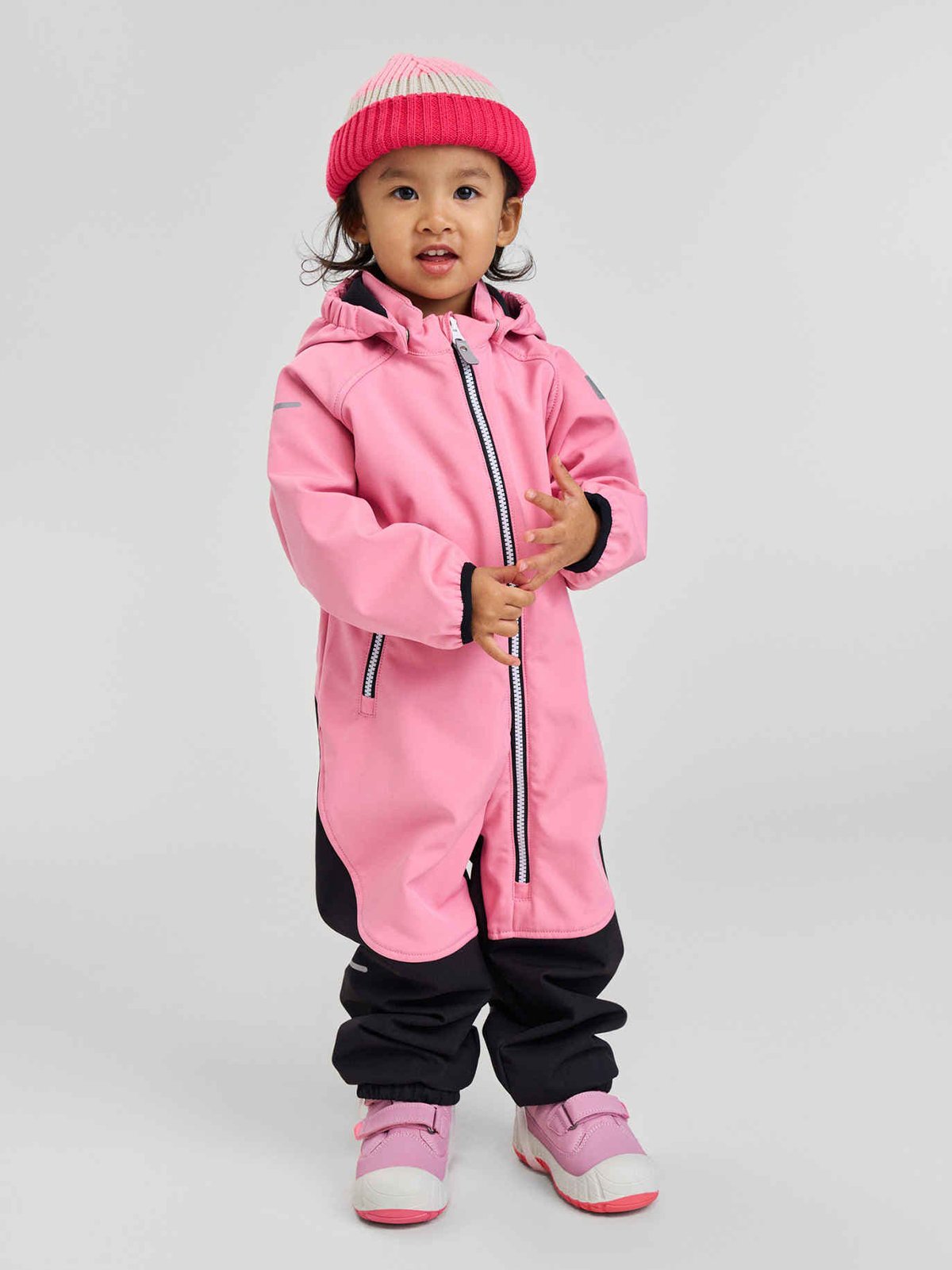 Reima Mjosa Softshell Overall Sunset Pink