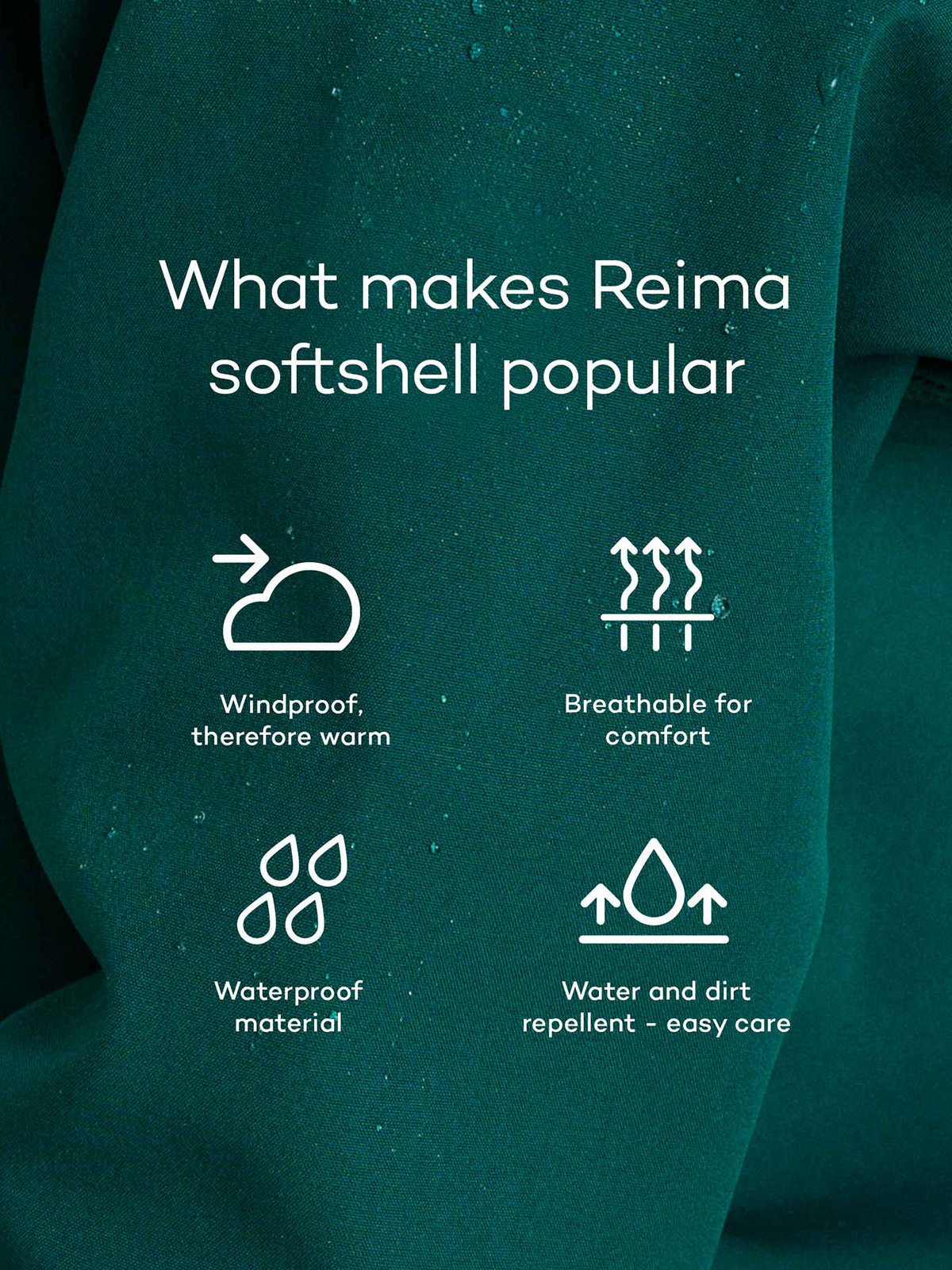 Reima Vantti Softshell jacket Navy