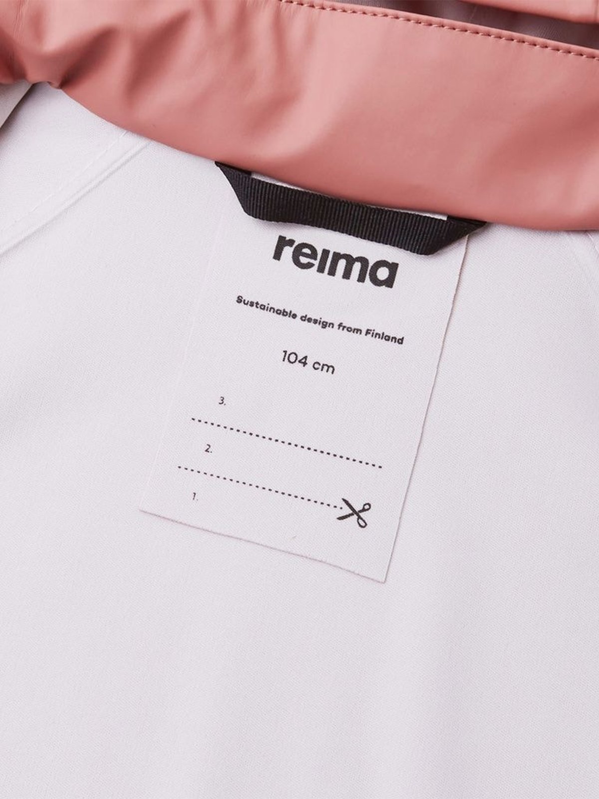 Reima Tihku Rain outfit Rose blush