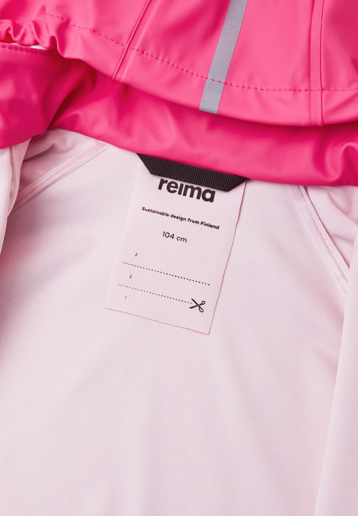 Reima Tihku Rain outfit Candy Pink