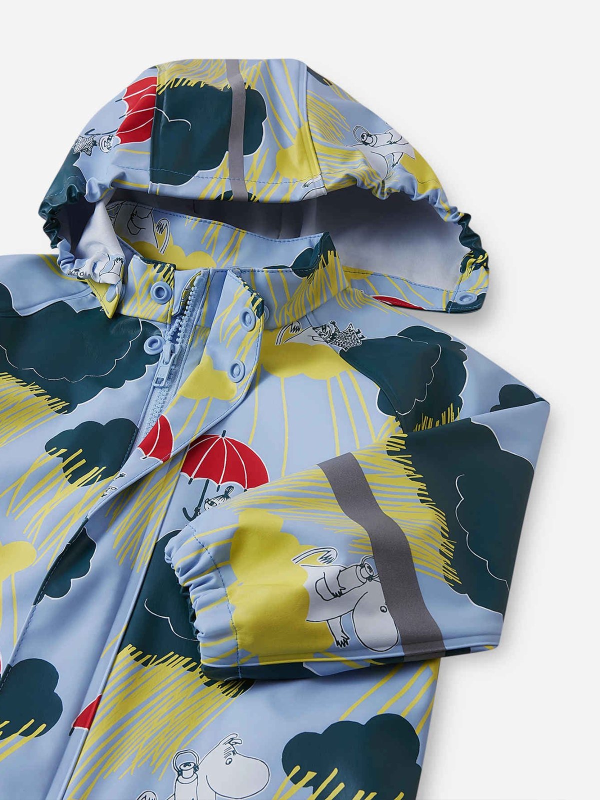 Reima Moomin Plask Rain Outfit Airy Blue