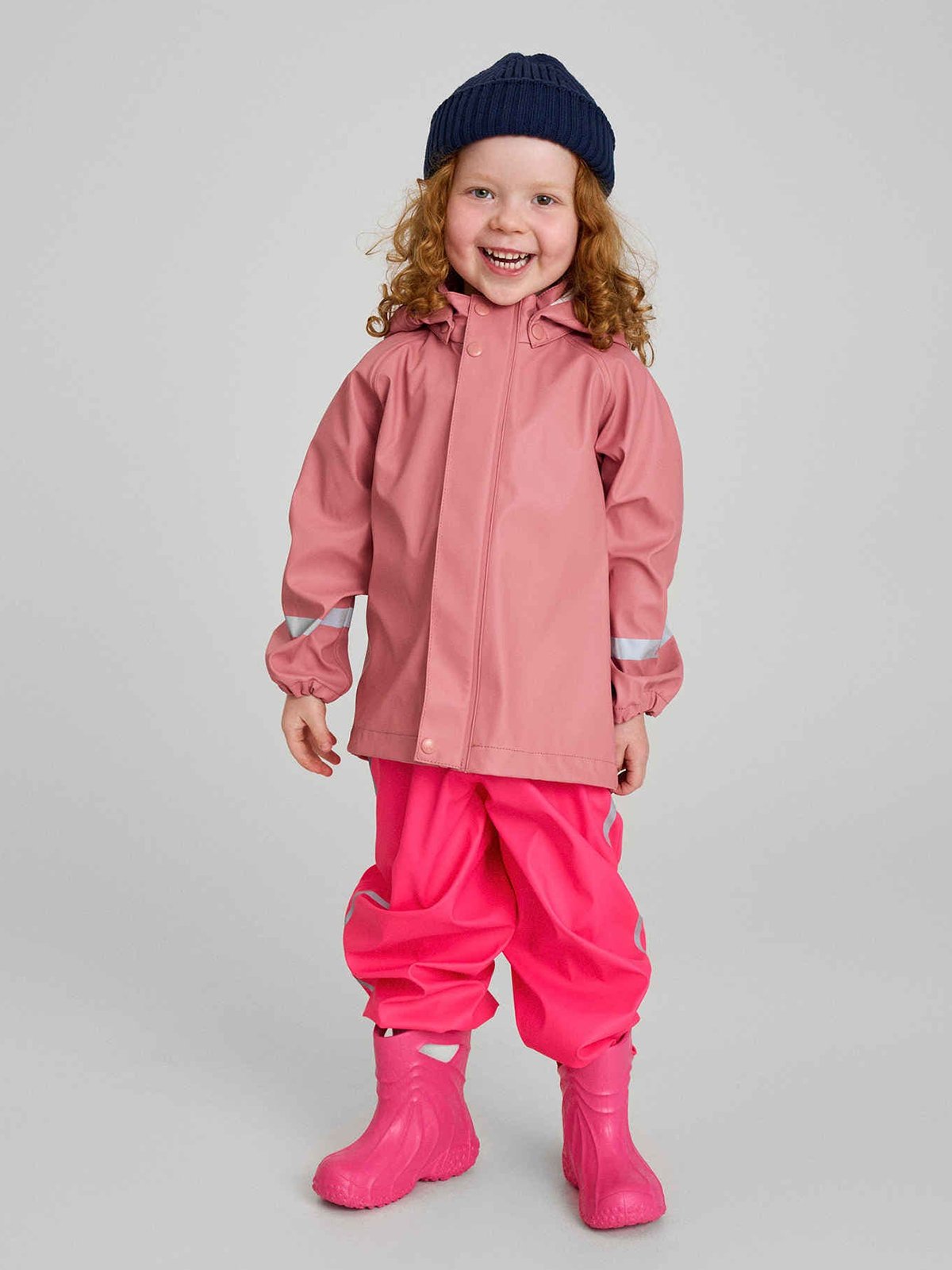 Reima Lampi Raincoat Rose blush