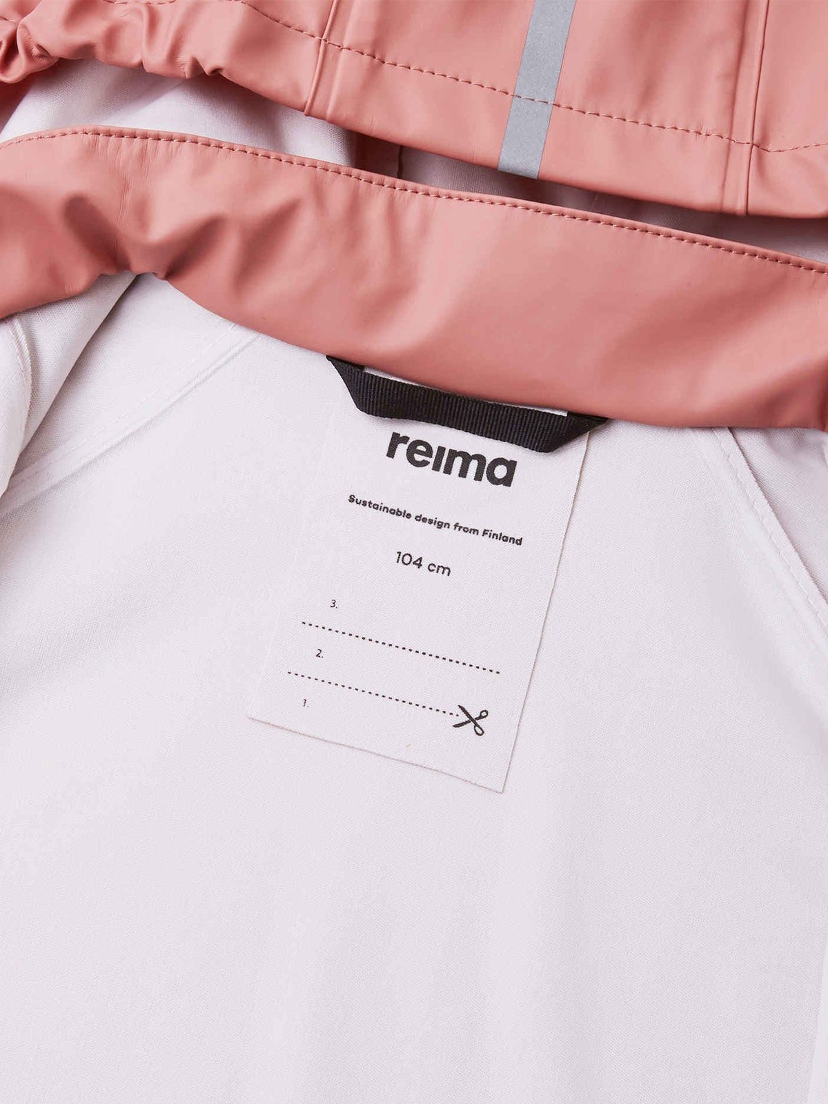 Reima Lampi Raincoat Rose blush