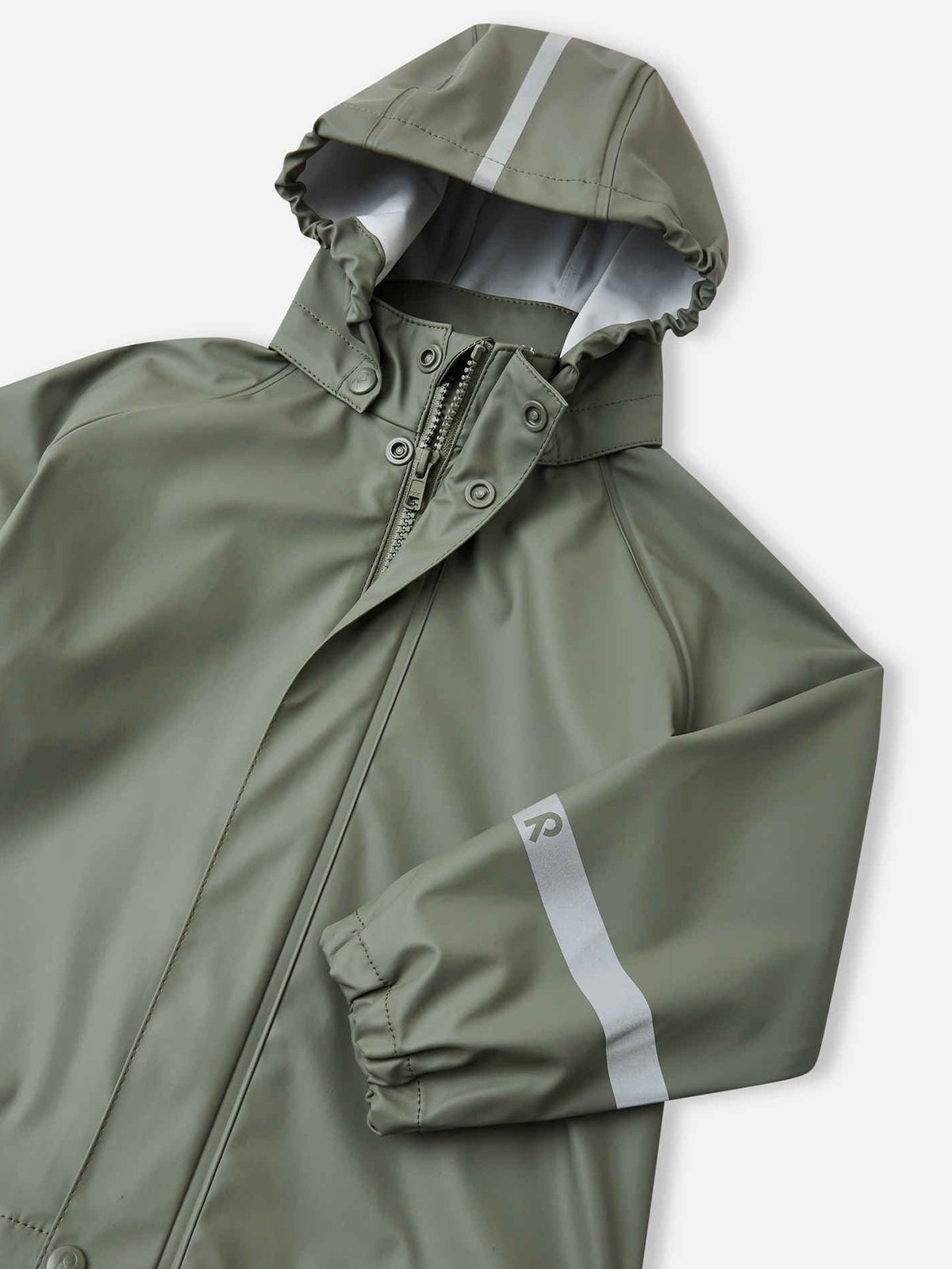 Reima Lampi Raincoat Greyish green