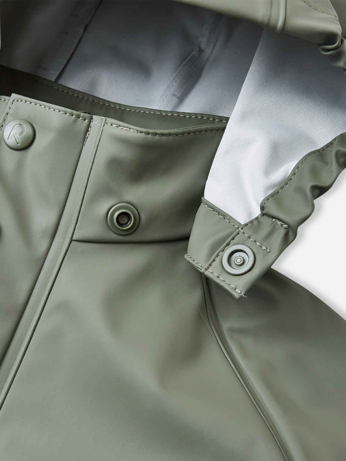 Reima Lampi Raincoat Greyish green