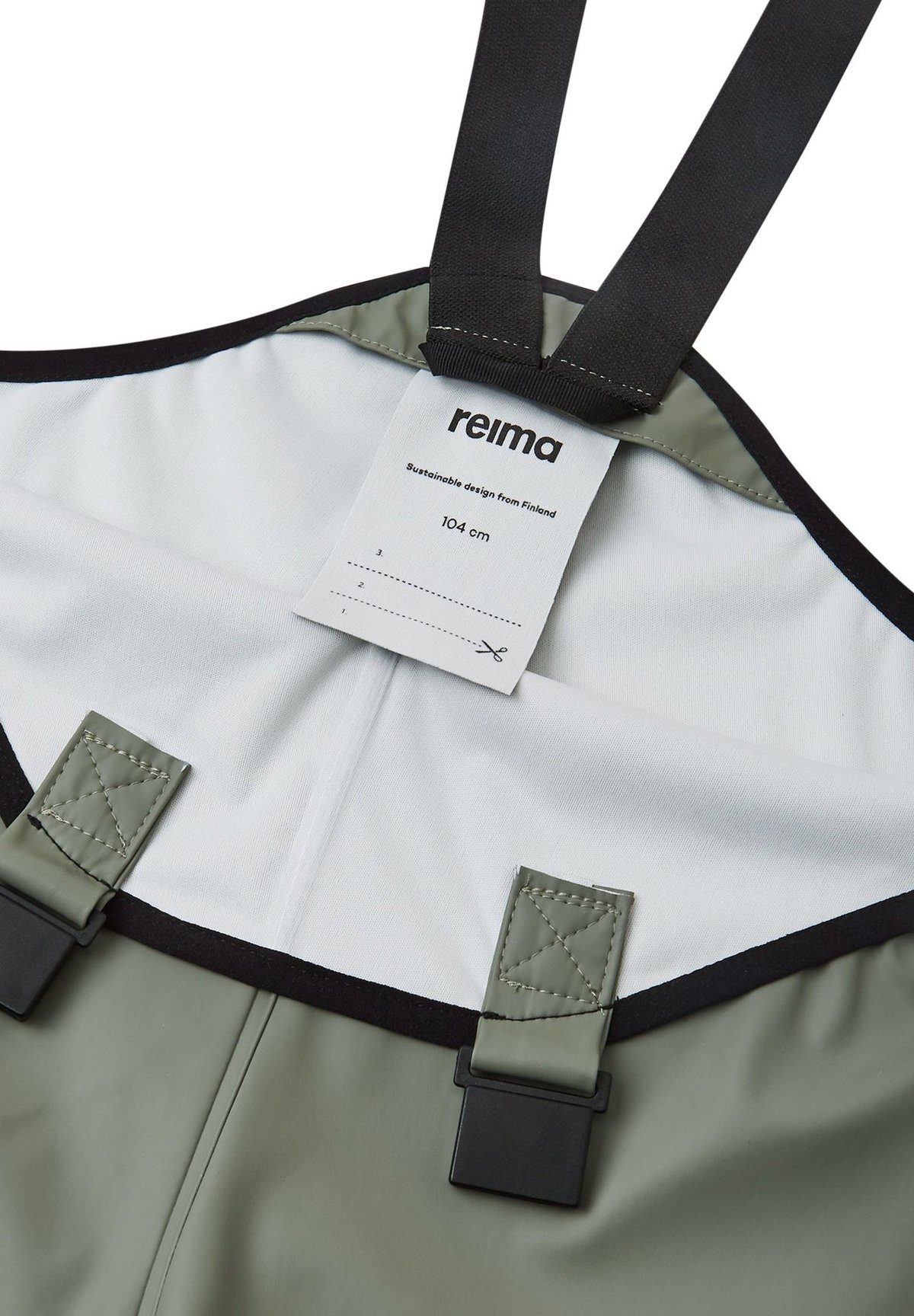 Reima Lammikko Rain Pants Greyish Green