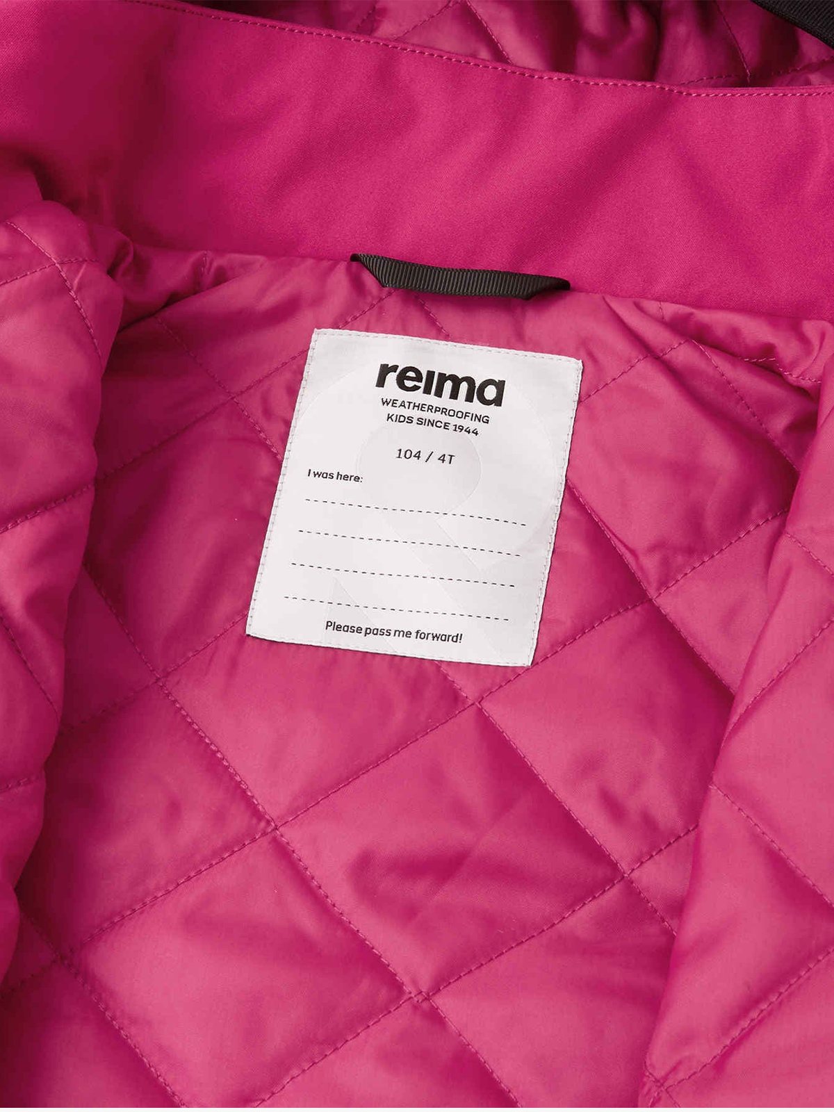 Reima Symppis ReimaTec jacket Rosy Berry