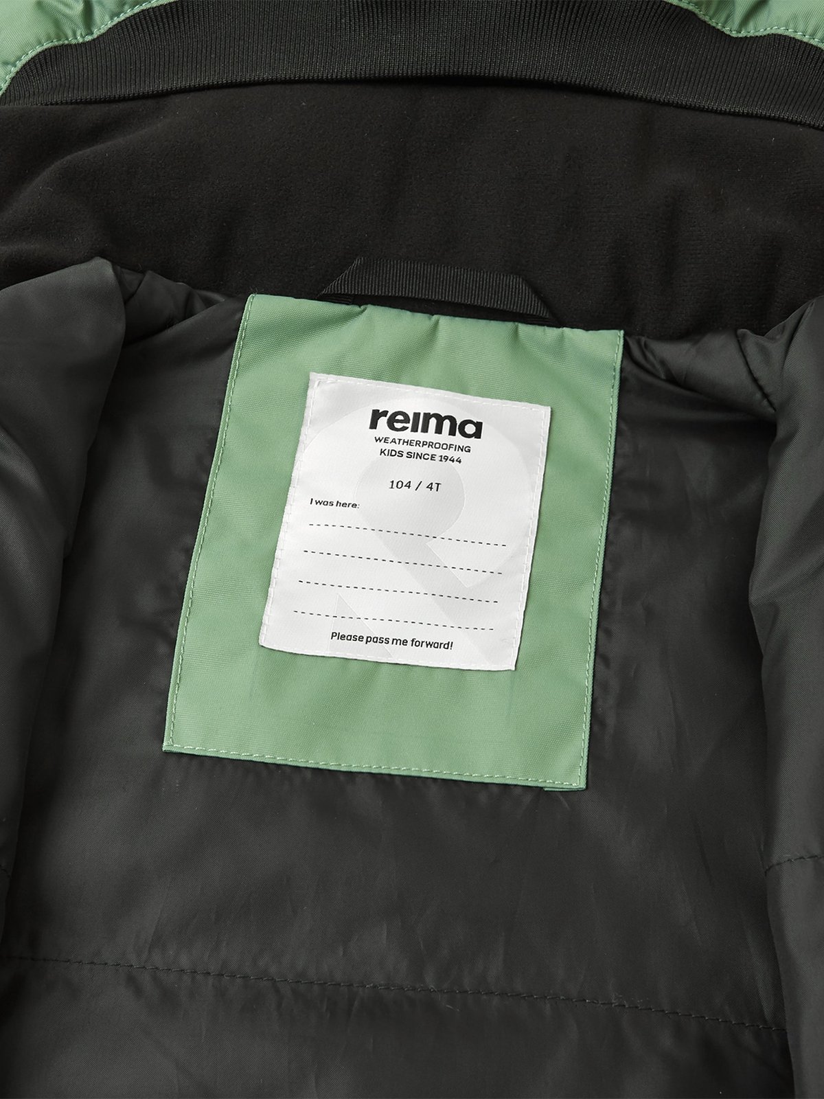 Reima Sevetti Reimatec Overall Green Clay