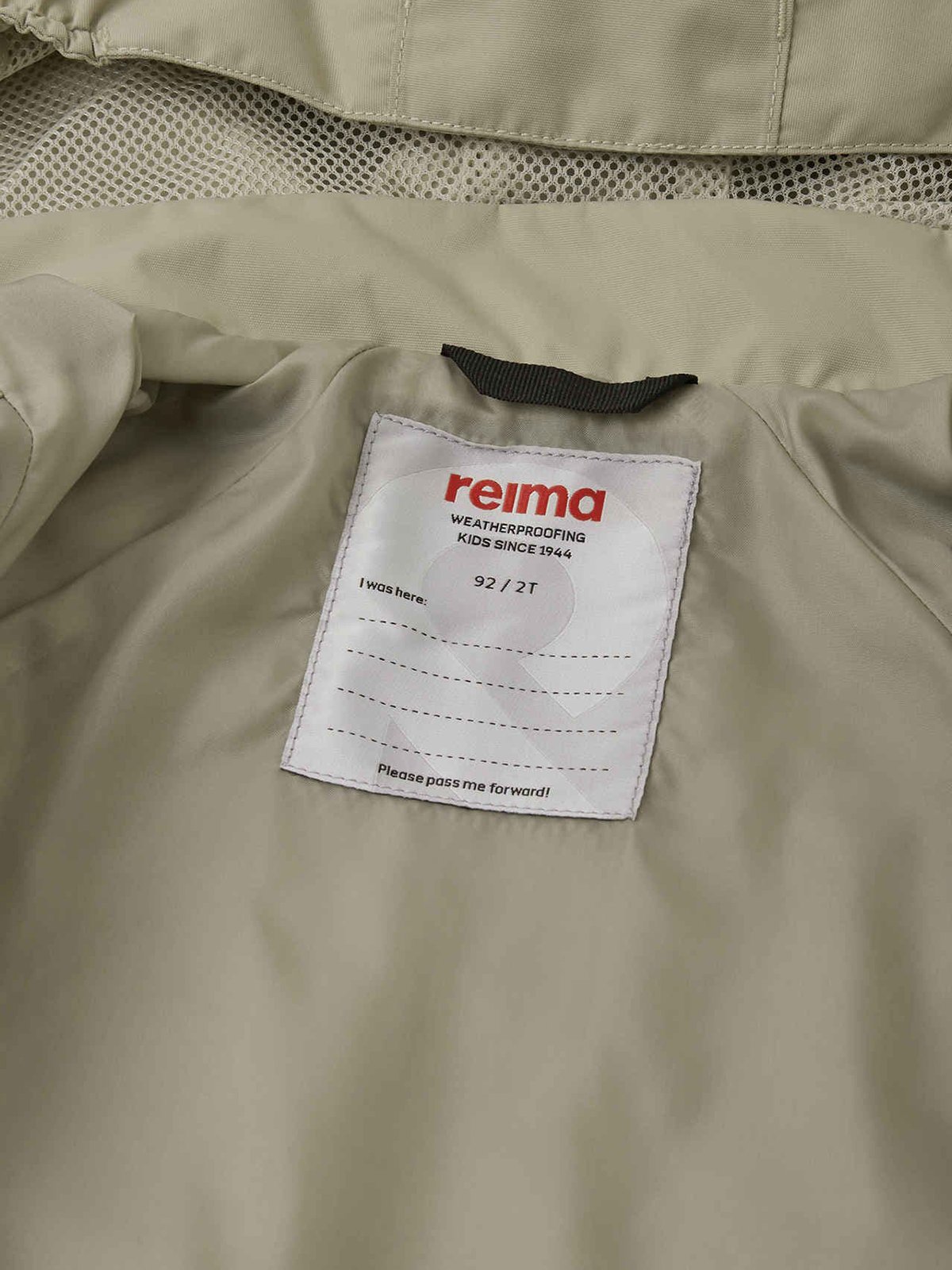 Reima Toppila Reimatec Overall Earthy Beige