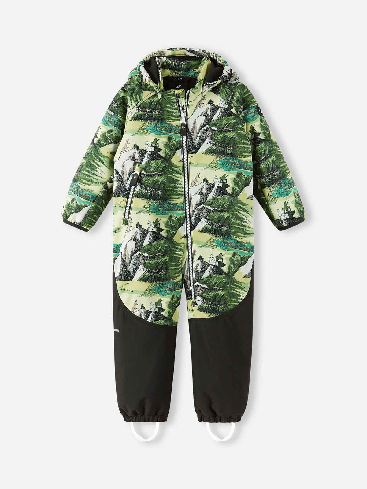 Reima Moomin Skyddad Softshell Overall Light Lime