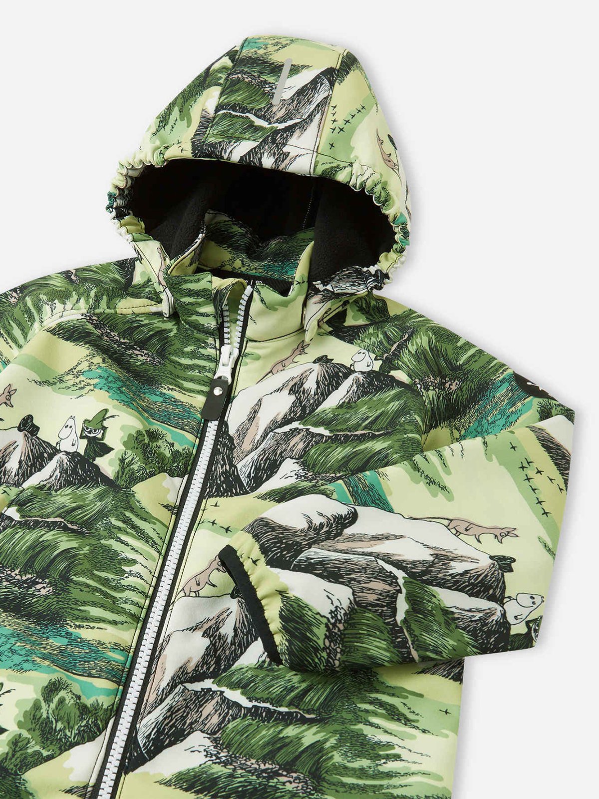 Reima Moomin Skyddad Softshell Overall Light Lime