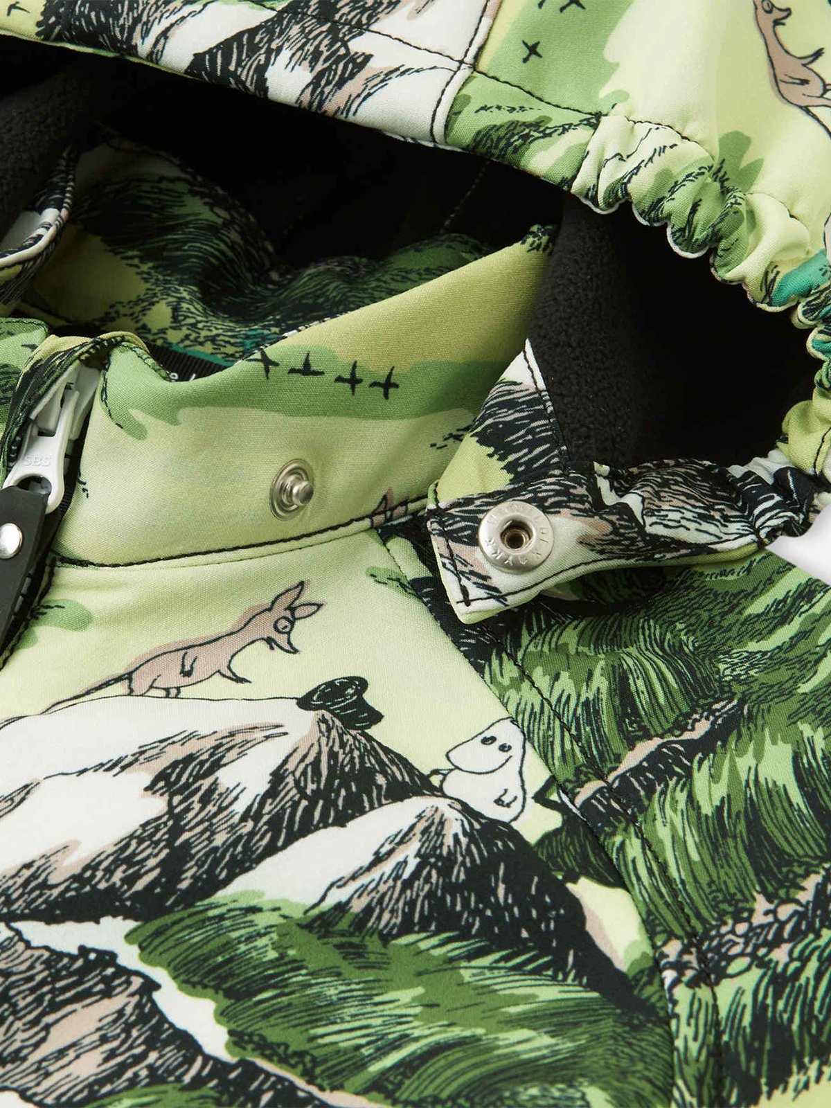 Reima Moomin Skyddad Softshell Overall Light Lime