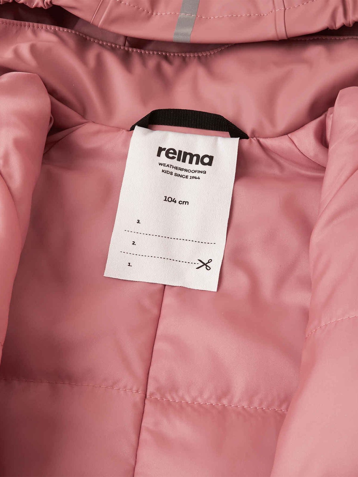 Reima Rapakko Rain overall Rose blush