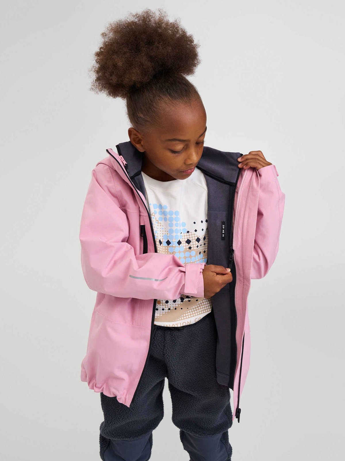 Reima Saarela ReimaTec jacket Grey Pink