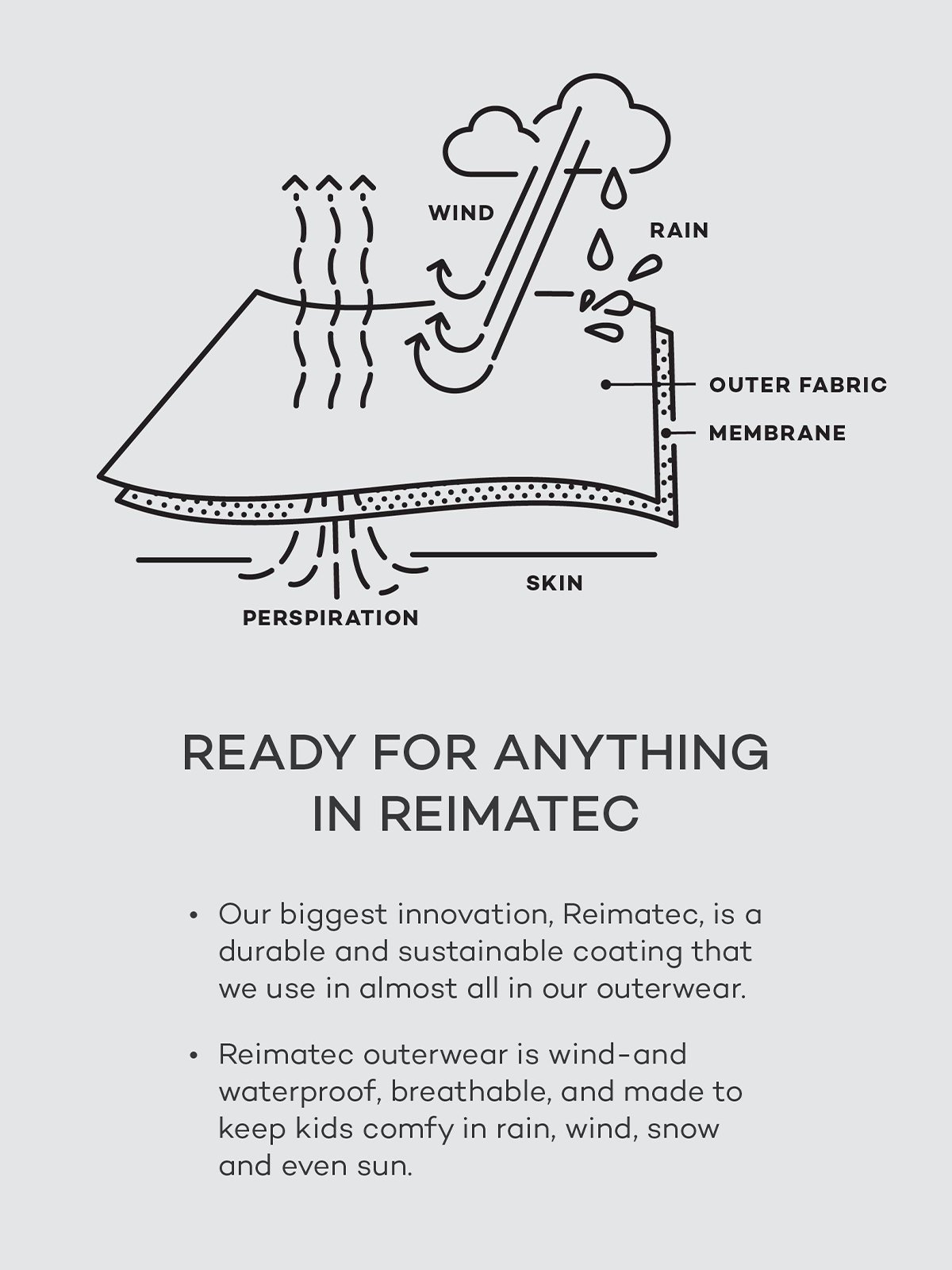 Reima Hauskin ReimaTec pants Black