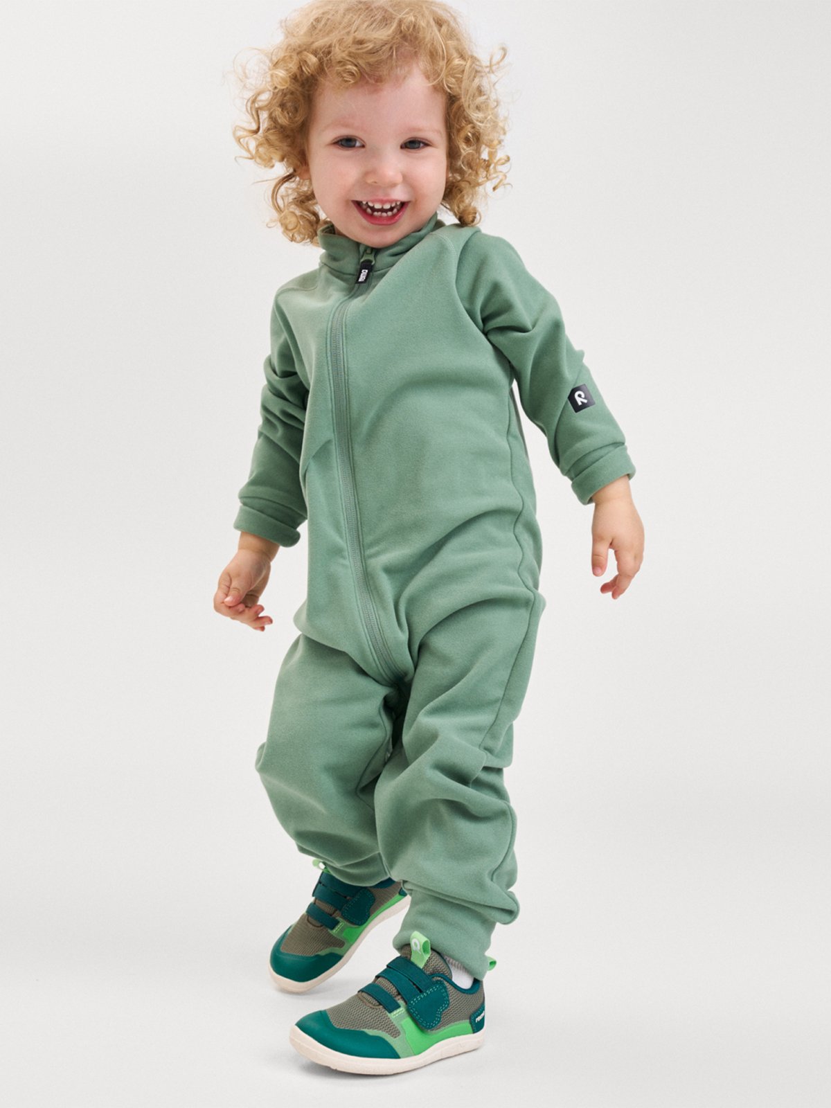 Reima Tarhaan Fleece Overall Green Clay