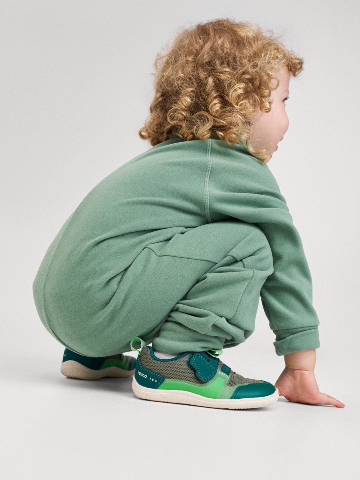 Reima Tarhaan Fleece Overall Green Clay