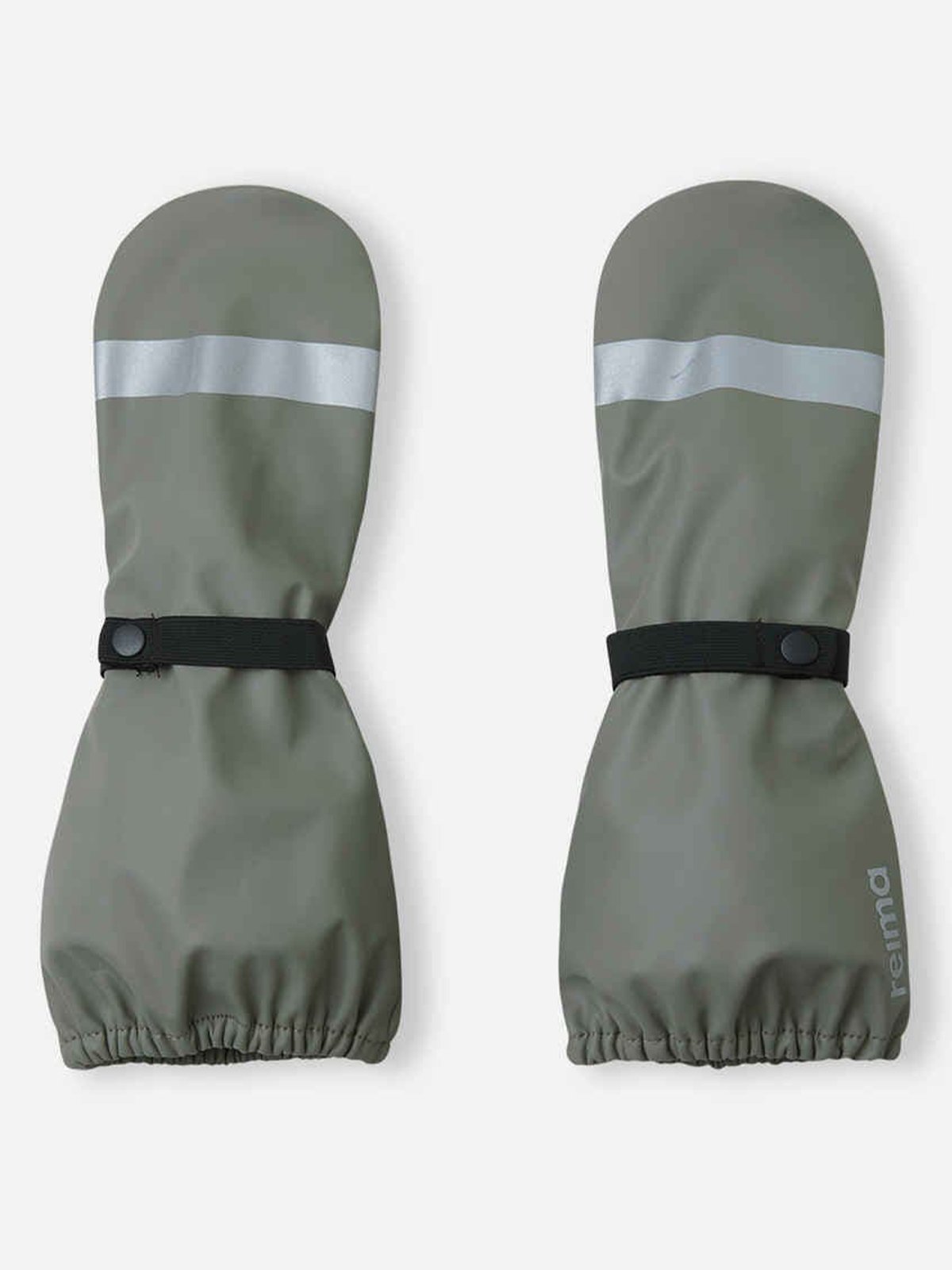 Reima Kura Rain Mittens Greyish Green