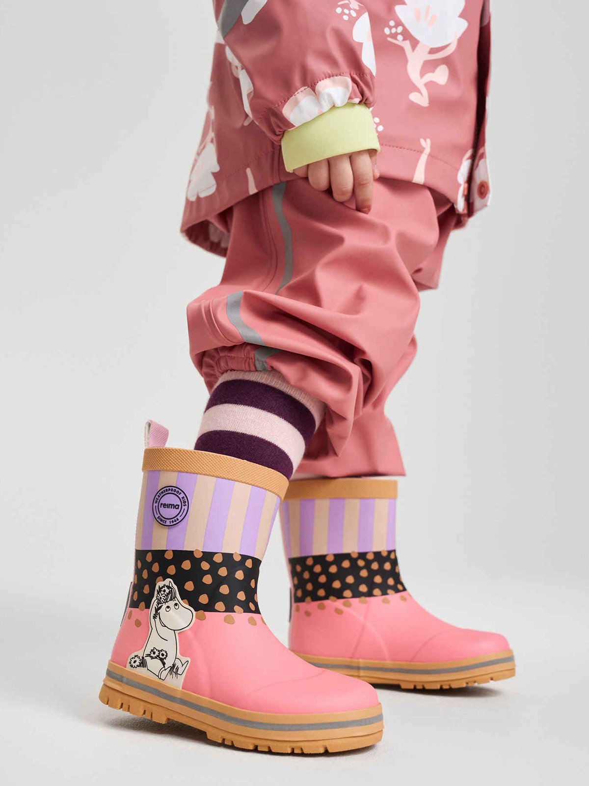 Reima Moomin Magisk Rain Boots Sunset Pink
