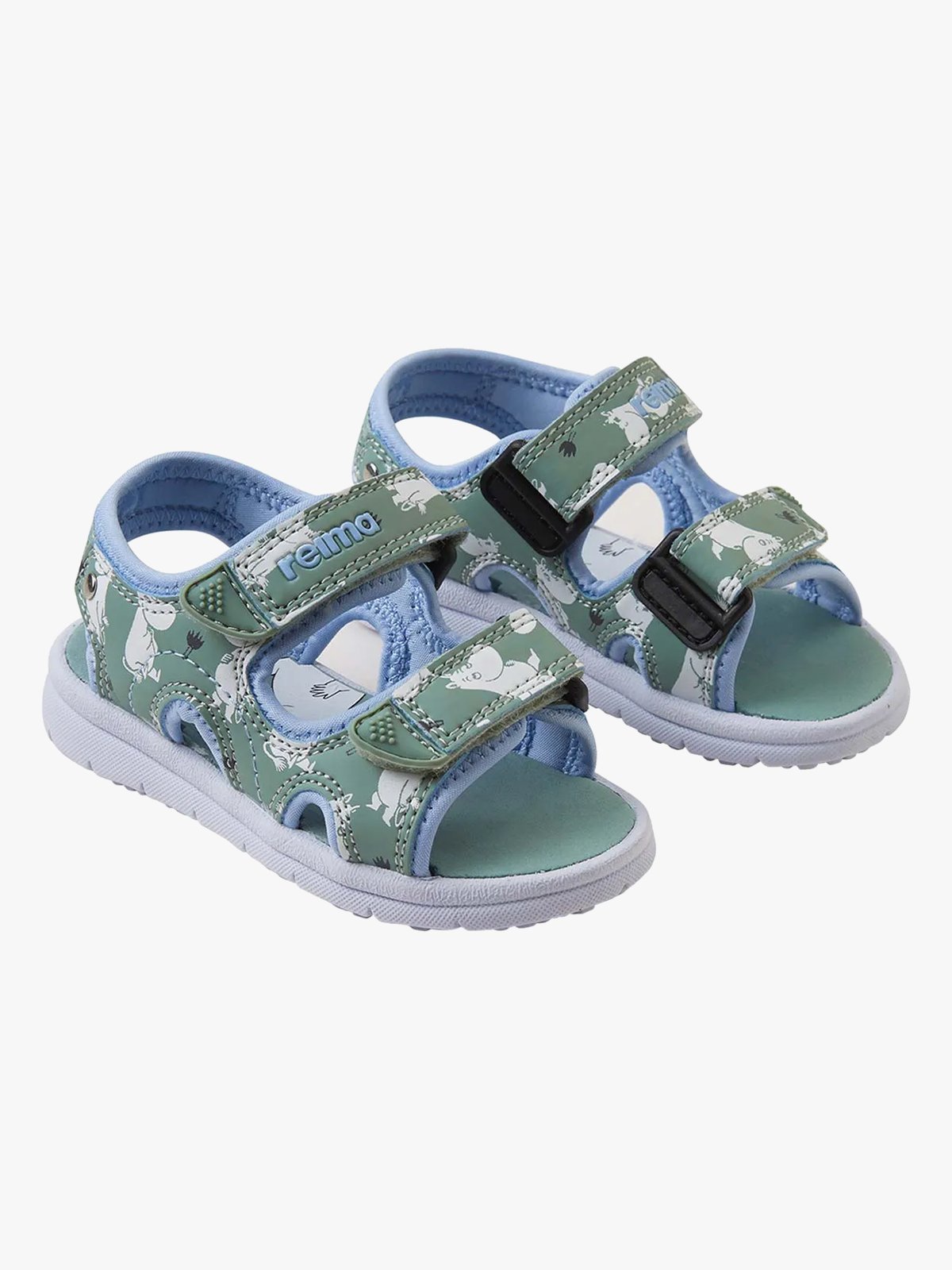 Reima Moomin Bungee Sandals Stone Green