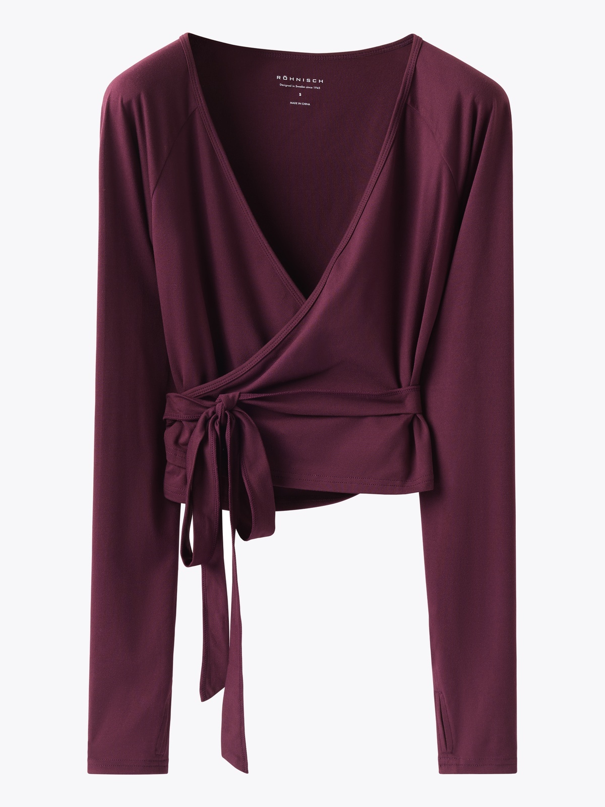 Röhnisch Smoothflex Wrap Top Burgunder