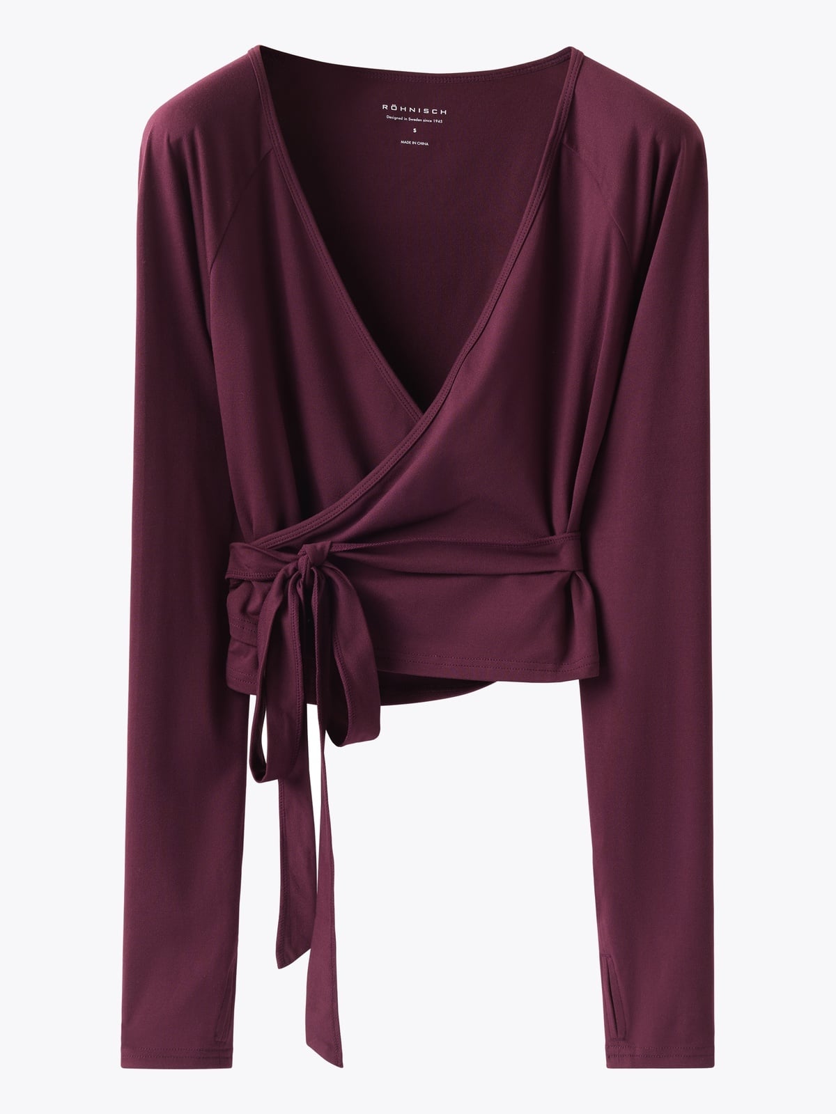 Röhnisch Smoothflex Wrap Top Burgunder
