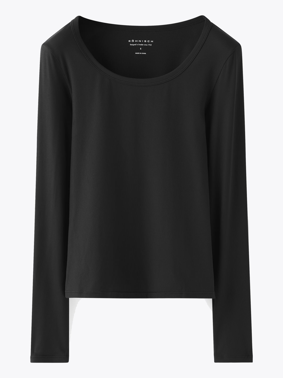 Röhnisch Rib Drymotion Long Sleeve Sort