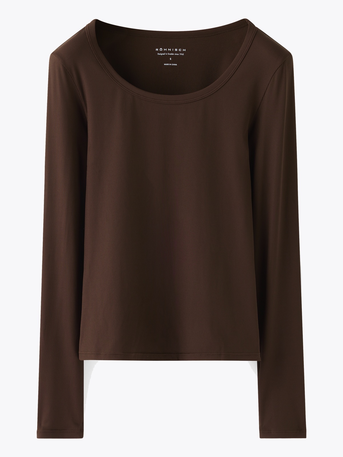 Röhnisch Rib Drymotion Long Sleeve Brun
