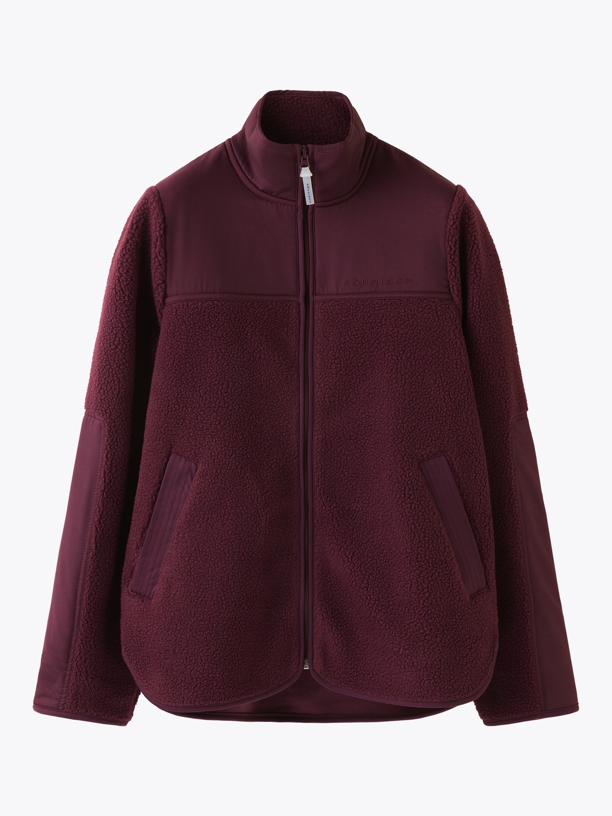 Röhnisch Phoebe Pile Jacket Burgunder