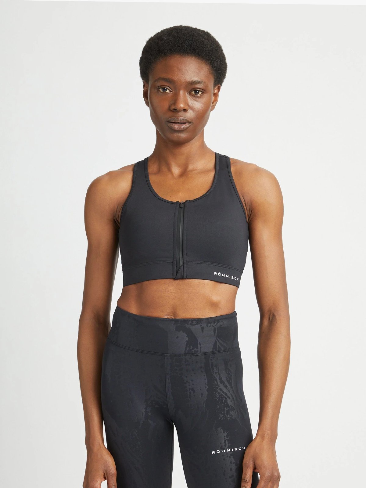 Röhnisch Essential Zip Sportsbra Black