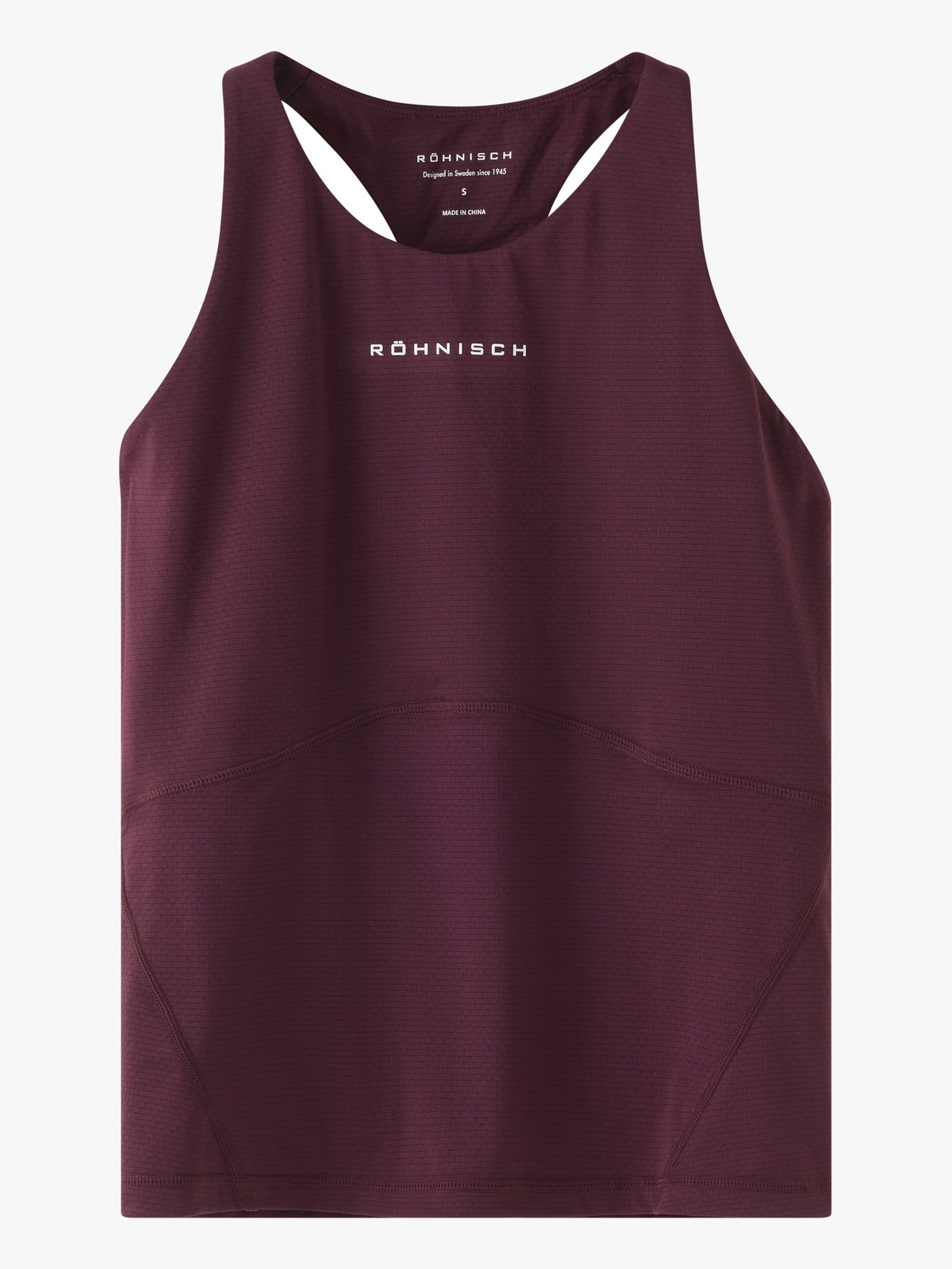 Röhnisch Jacquard Tank Burgunder