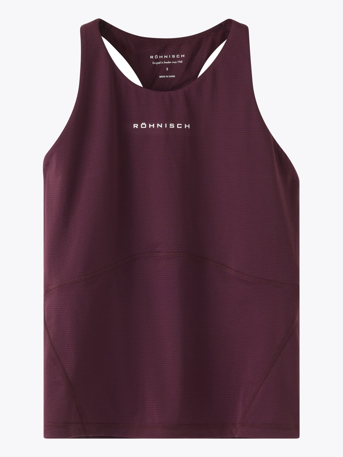 Röhnisch Jacquard Tank Burgunder
