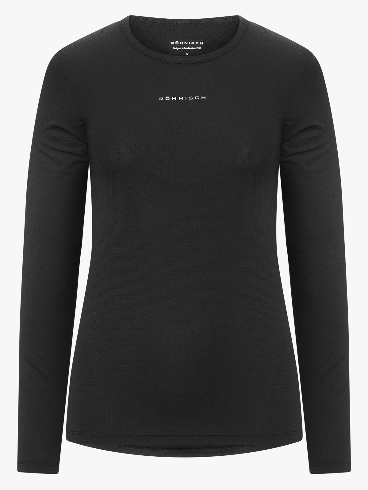 Röhnisch Jacquard Long Sleeve Top Black