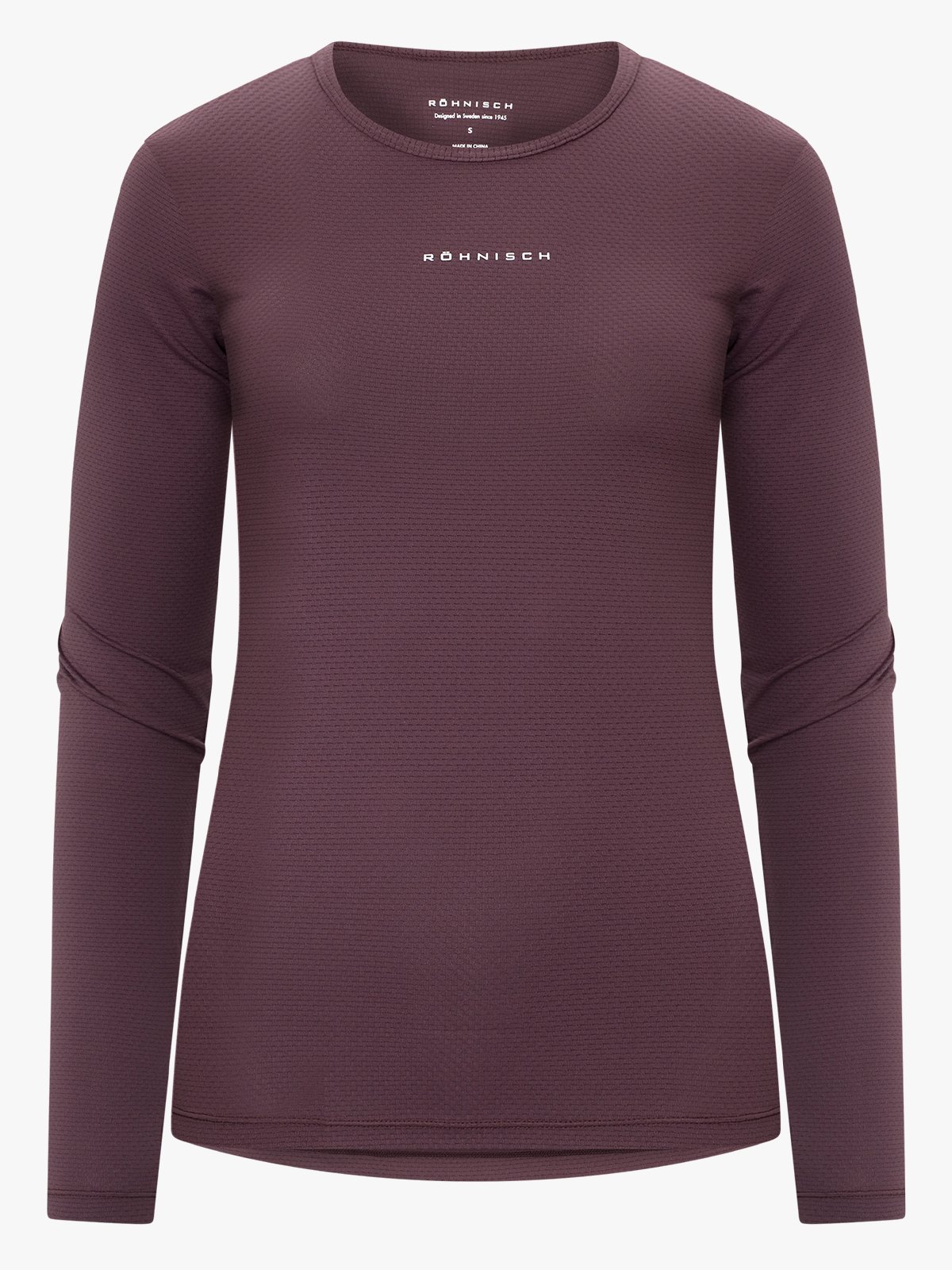 Röhnisch Jacquard Long Sleeve Top Huckleberry