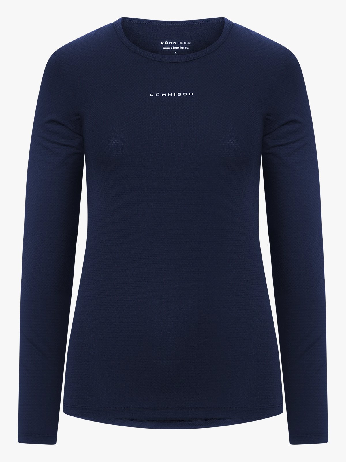 Röhnisch Jacquard Long Sleeve Top Indigo