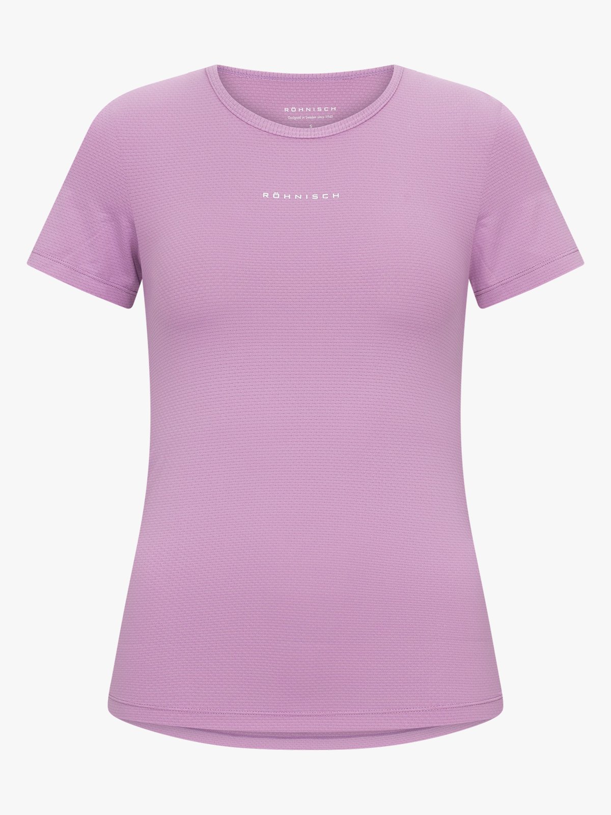 Röhnisch Jacquard Short Sleeve Top Smoky Grape