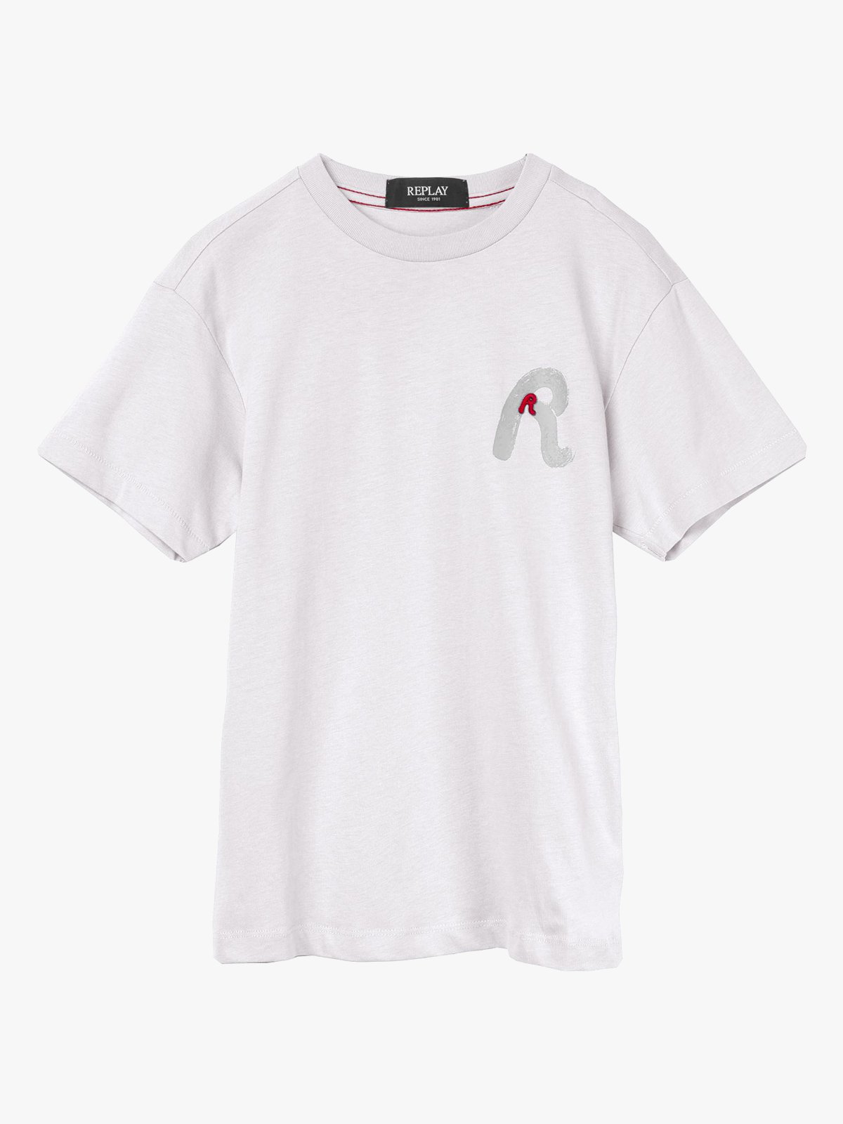 Replay Big R Tee White