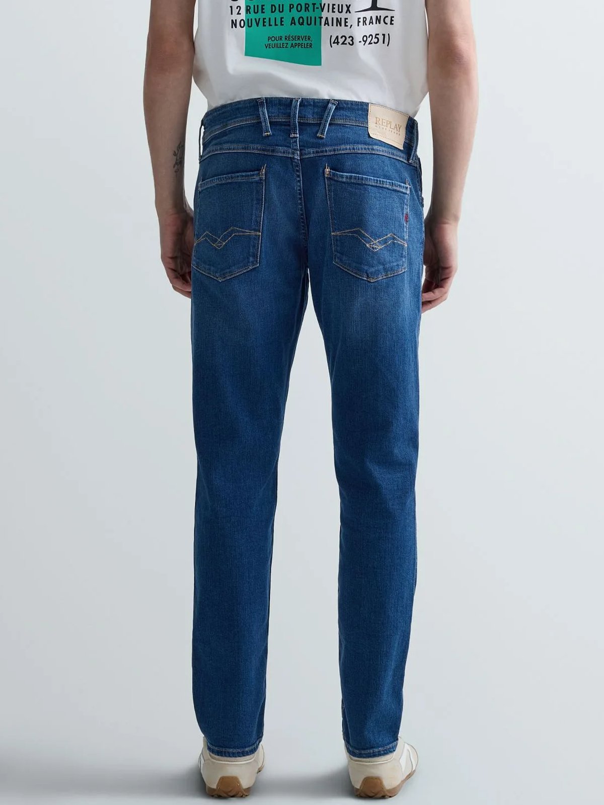 Replay Anbass Comfortstretch Dark Blue