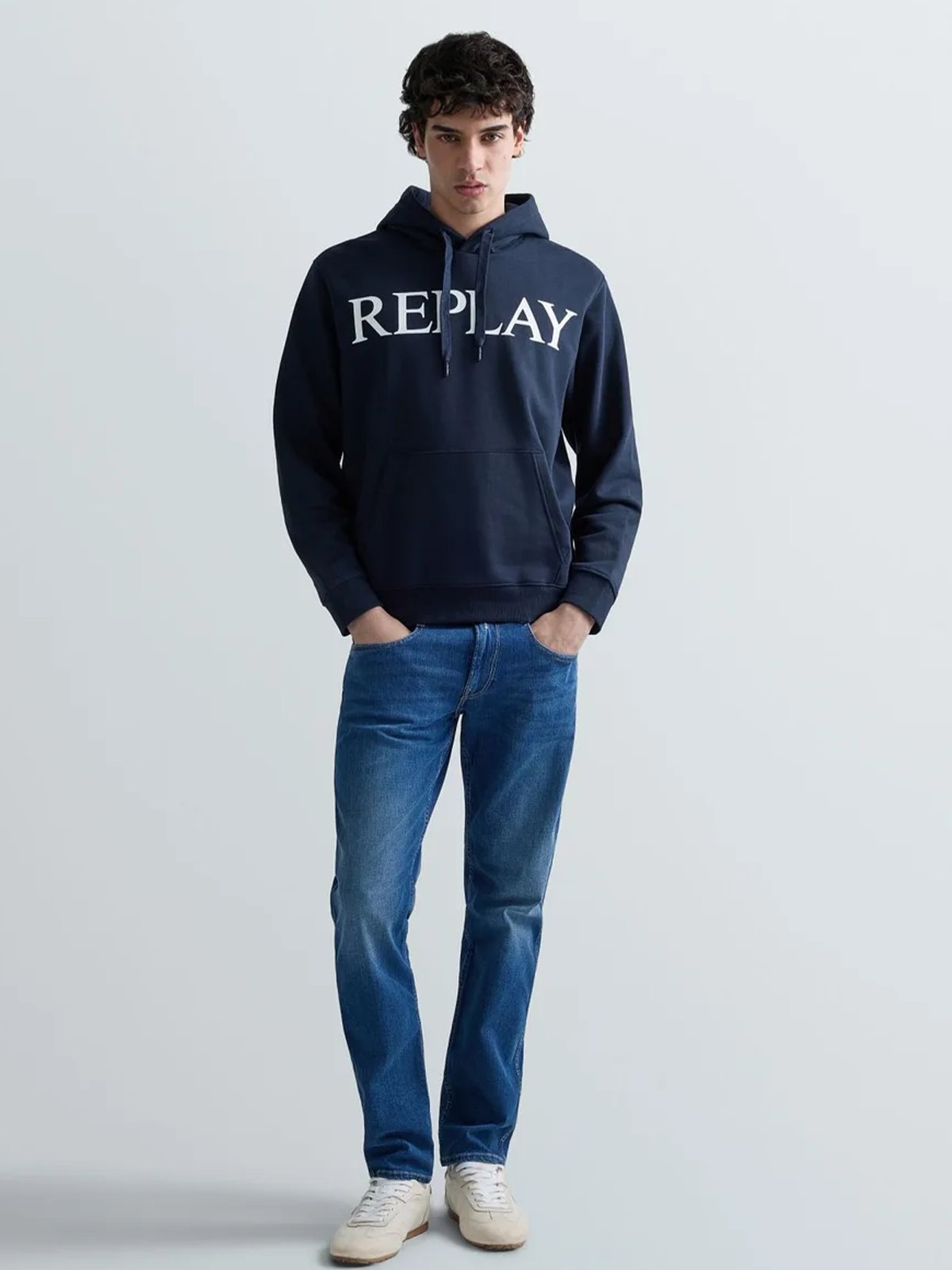 Replay Anbass Comfortstretch Dark Blue