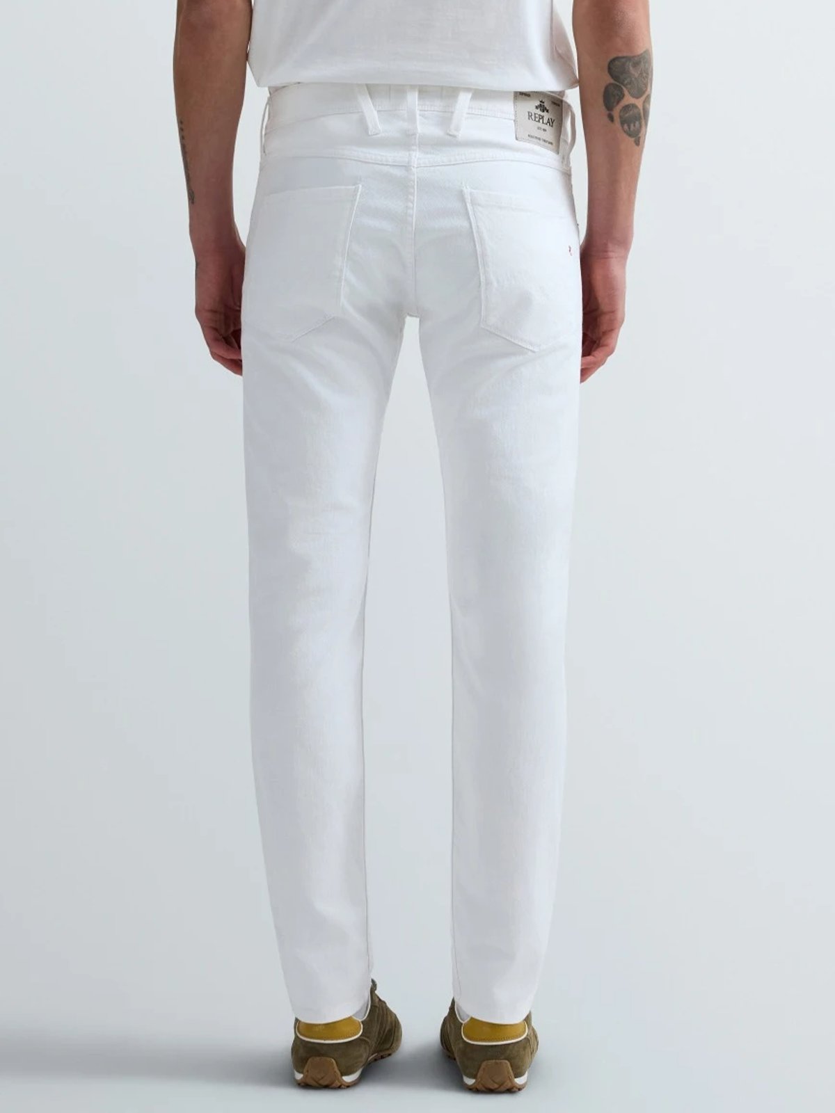 Replay Anbass Comfortstretch White