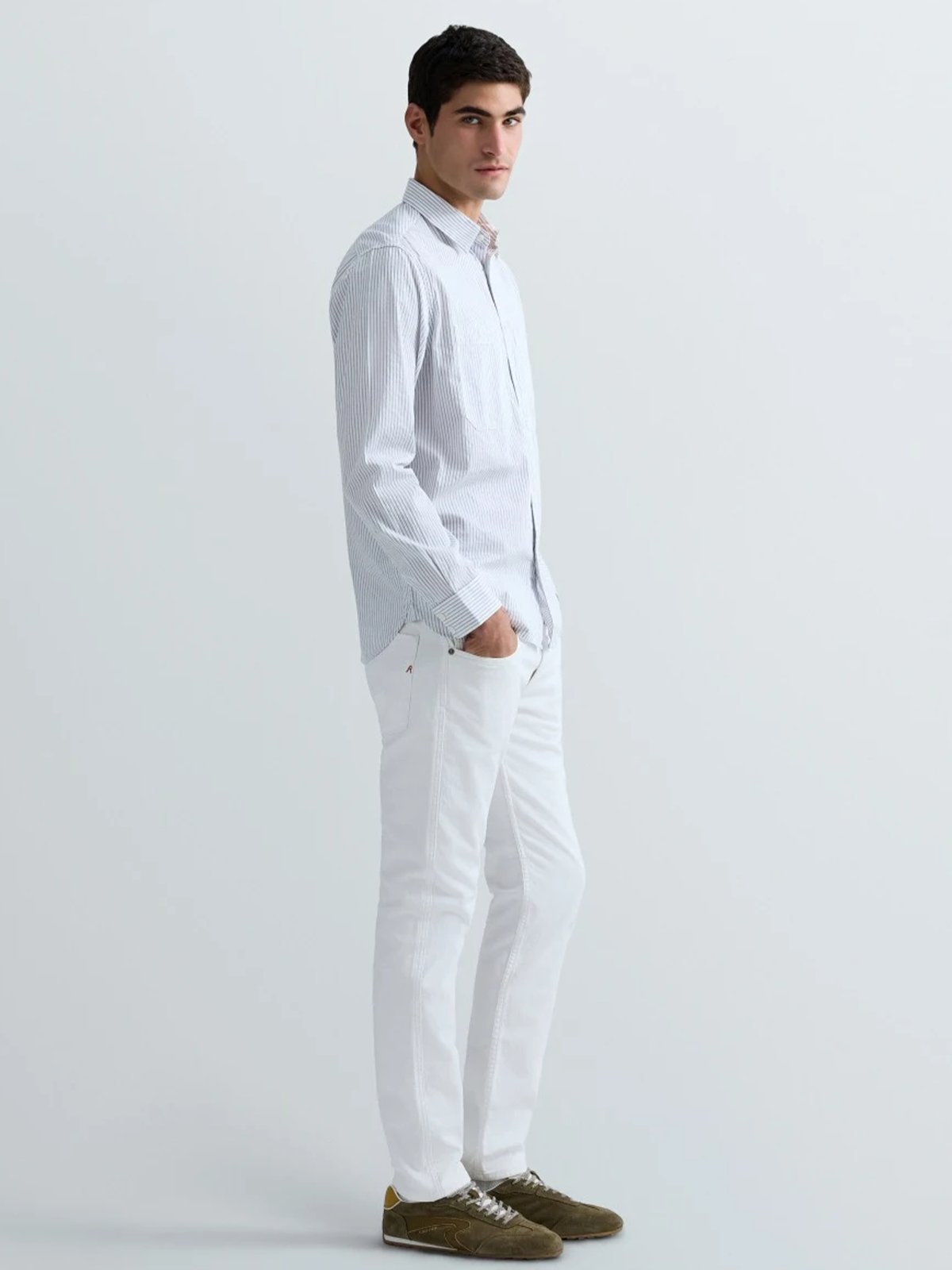 Replay Anbass Comfortstretch White